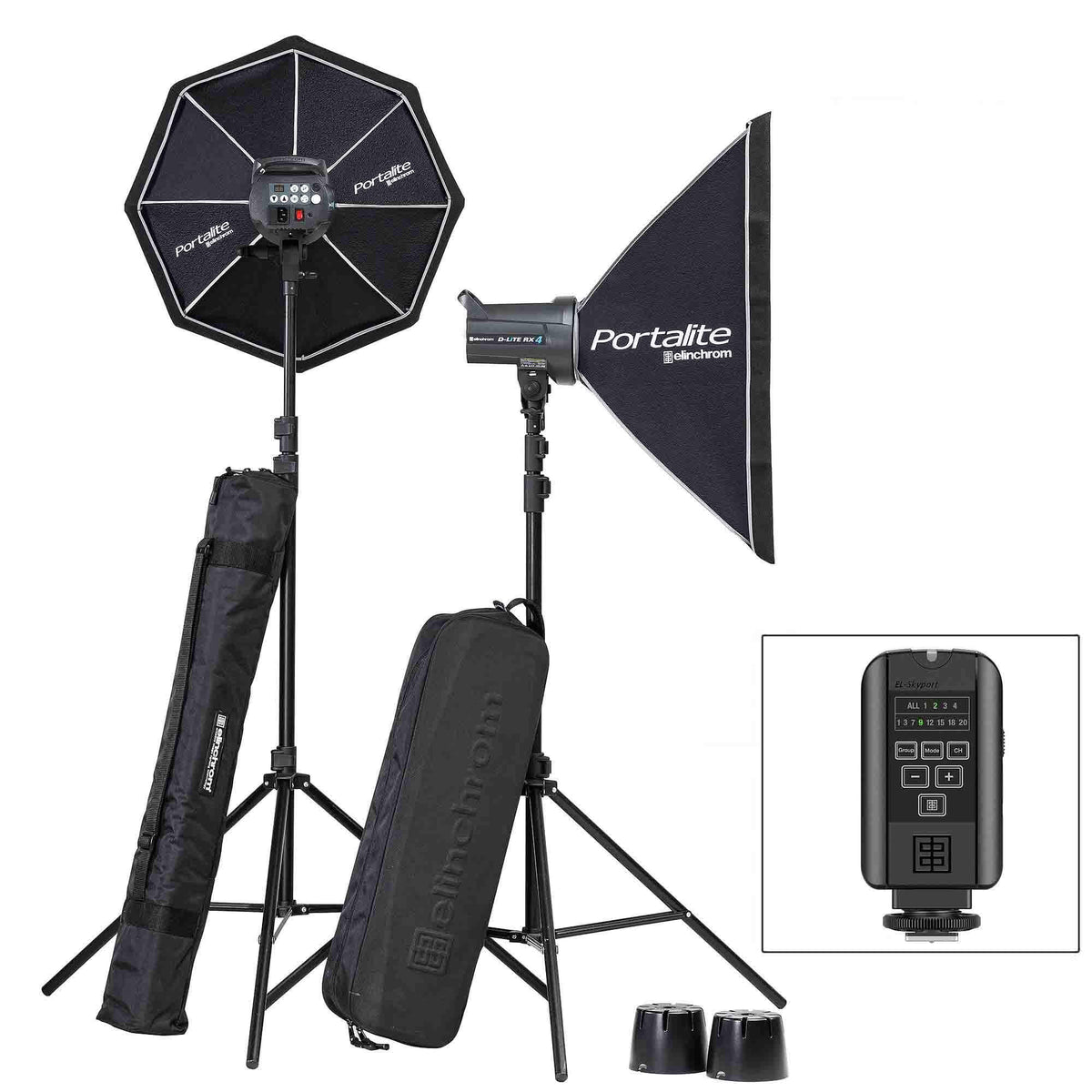 Elinchrom D-Lite RX 4%2f4 Softbox To Go Set