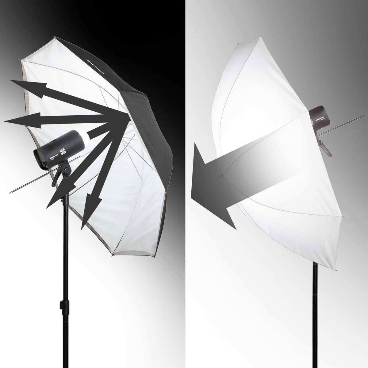 Elinchrom Umbrella 105 cm White %26amp%3b Transparent