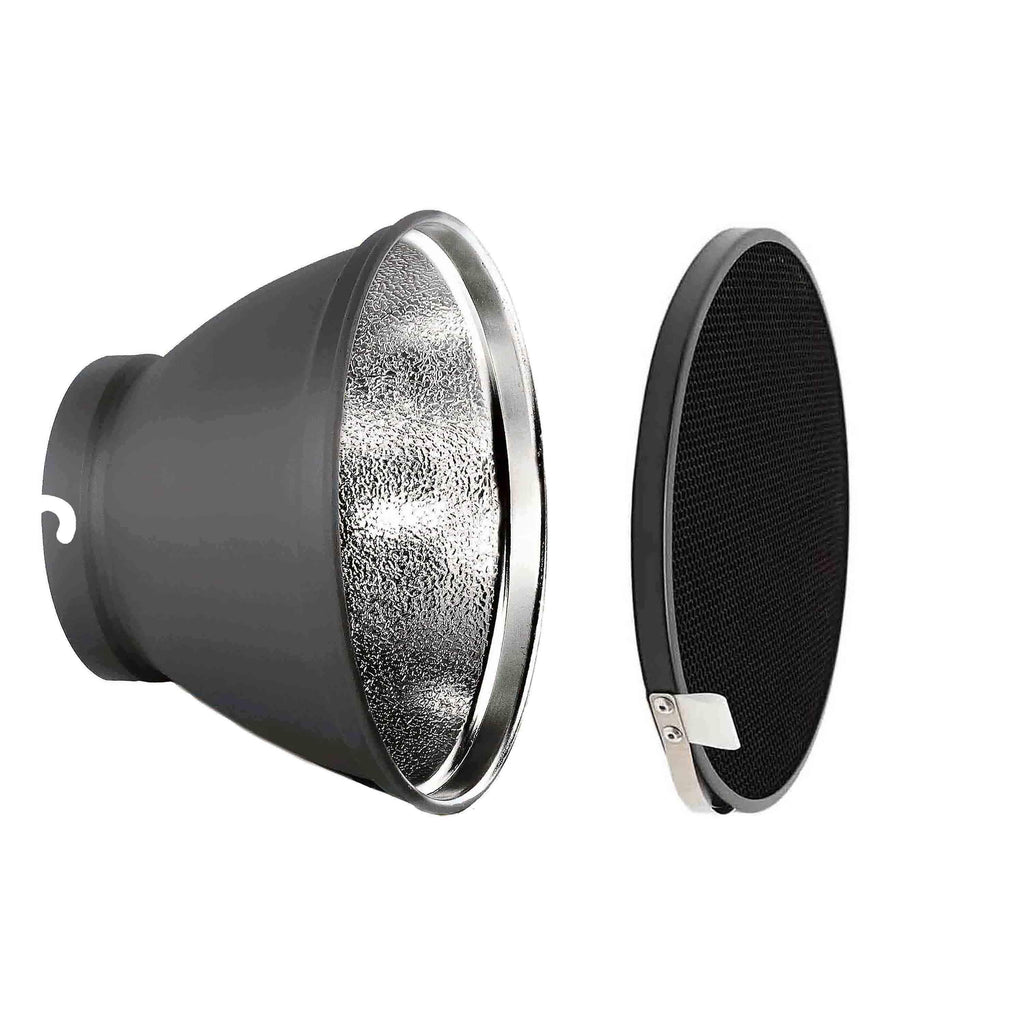 Elinchrom Standard Reflector %26amp%3b Grid 21 cm Kit